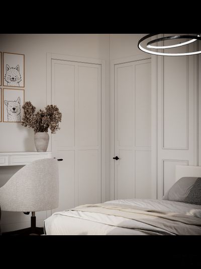 Межкомнатная дверь Eternity Classic Элеганс, высота 2200-2300 мм, ширина 1200 мм, каркас 42 мм, наружного открывания