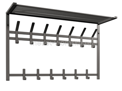 Вешалка с полкой Торонто - 32