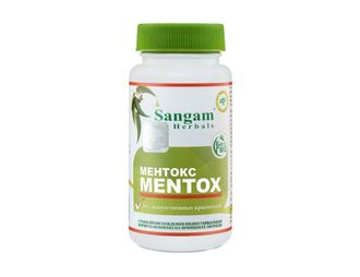 Ментокс (Mentox) Sangam Herbals - 60 таб. по 750 мг.