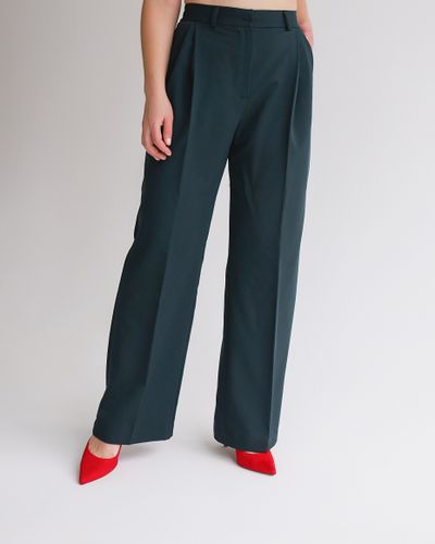 Прямые брюки поливискоза (авокадо)