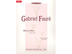 Faure, Barcarolles für Klavier