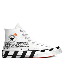 Конверс Офф Вайт белые высокие 163862c фото