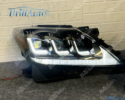Фары Lexus LX 570 2012-2015 LED 3 линзы стиль 20г.