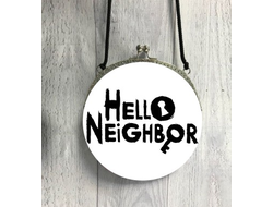 Сумка круглая Привет Сосед/ Hello Neighbor №3