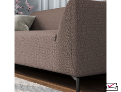 Чехол на 3х местный диван Мини Каре Капучино-Бюджет.  Россия