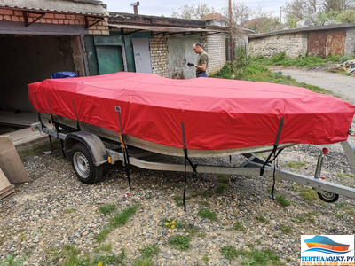 Тент на лодку Trident 450 (no console)