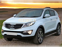 Пороги на Kia Sportage 3 (2010-2014-2015) Premium