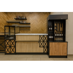 (ОДРН0100) Прилавок модульный для магазина разливных напитков