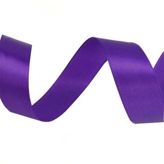 Лента атласная (1,2 см * 22,85 м) Фиолетовый