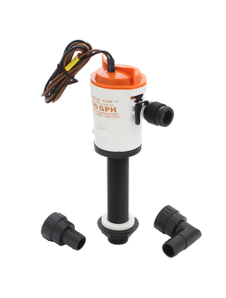Помпа для аэрации садка, вертикальный патрубок, 50 л/мин (800 GPH)