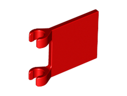 Flag 2 x 2 Square, Red (2335 / 233521 / 233571 / 4162384 / 4523404 / 6011814)