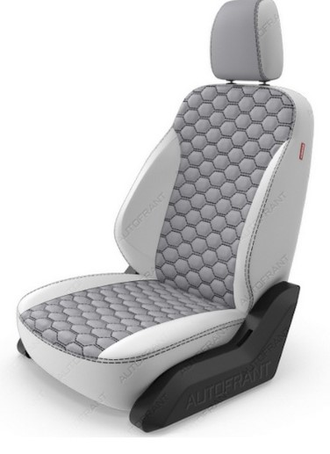 Чехлы "Автофрант" из экокожи Premium [соты, овал]