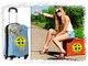 Наклейка на авто или на чемодан - "Хочу в отпуск!" Прикольный знак для отпуска. Отдых ждет тебя.