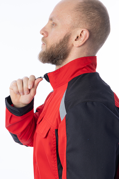 Куртка BRODEKS KS 202 цв. красный/чёрный