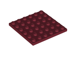 Plate 6 x 6, Dark Red (3958 / 6173945)
