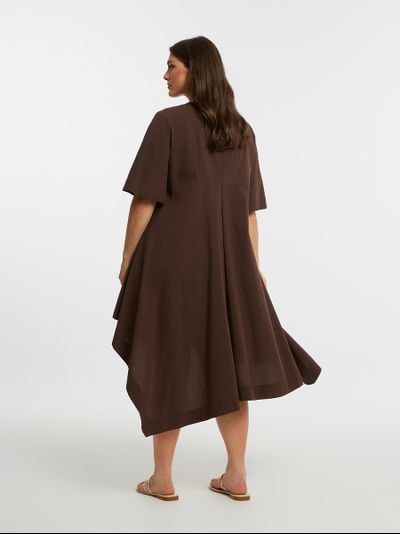 Платье летнее с фалдами