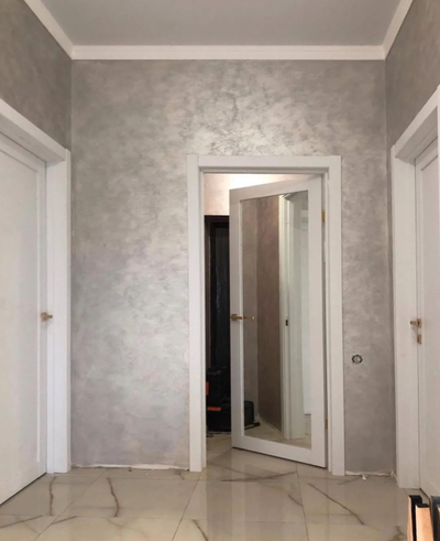 OPTIMA PORTE/ TURIN (ТУРИН) 501.2 БЕЛЫЙ СНЕЖНЫЙ/ ЗЕРКАЛО (С ДВУХ СТОРОН)