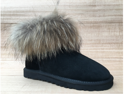 UGG Australia Черные с мехом (36-40) Арт.010F