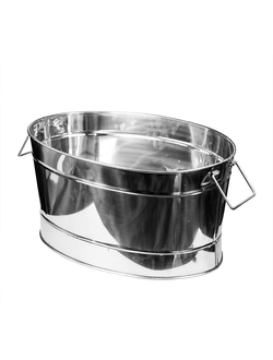 Ведро для охлаждения бутылок 51,5*35,5 см h26,5 см овальная нерж.