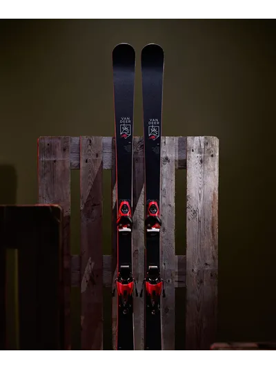 Горные лыжи юниорские Van Deer GS-JR PRO 164cm R18 с платформой Look R21 PRO