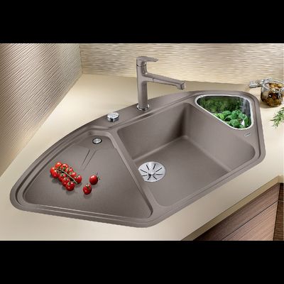 Мойка Blanco DELTA II-F SILGRANIT c кл.-авт. InFino, 523670