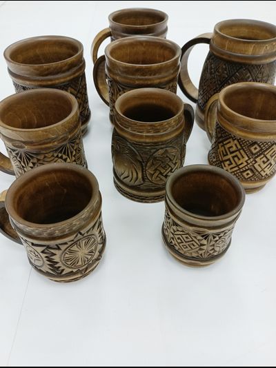 Кружка деревянная "Алатырь" 0,7л