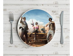 Тарелка PlayerUnknown’s Battlegrounds, PUBG, ПУБГ №1