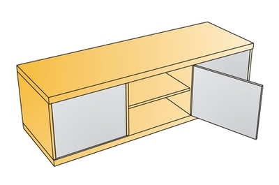 Петля мебельная Titus T-Type (накладная) 110/48/0 мм