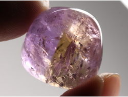 Аметрин, галтовка, Боливия (21*21*19 мм, 16,8 г) №38343