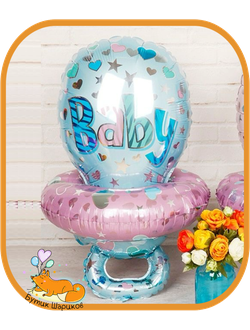 Соска голубая 100 см