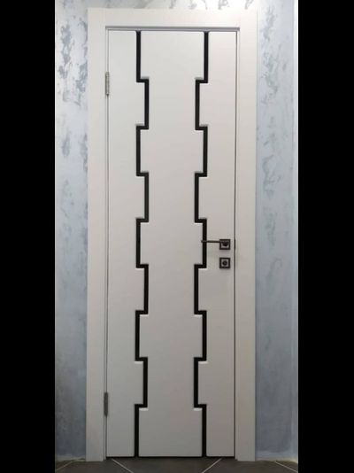 PRESTIGE. МОДЕЛЬ ТЕХНО 2, ВЕРТИКАЛЬНАЯ ГЕОМЕТРИЧЕСКАЯ ВСТАВКА из СТЕКЛА ТРИПЛЕКС или ЗЕРКАЛА.