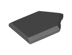 Tile, Modified 2 x 3 Pentagonal, Dark Bluish Gray (22385 / 6335316)