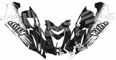 Наклейки на снегоход BRP Lynx Skandic Army №1434