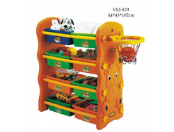 Баскетбольный щит с полками для вещей FAMILY