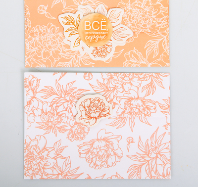 Набор конвертов «Все, что пожелает сердце», 16 х 12 см