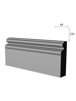 плинтус напольный П-08