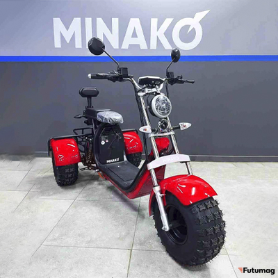Электроскутер трехколсный Trike Minako Rex 60v 20ah