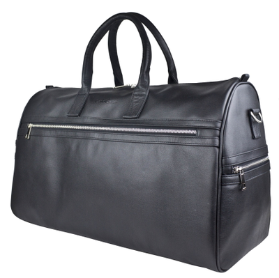 Кожаная дорожная сумка Caspoli Premium black (арт. 
4040-51)