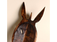 Модель № W173: настенная маска &quot;Зебра&quot; из дерева албезии