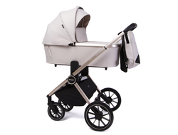 Коляска 2в1 Peppy Monaco 2025 Beige GP, рама беж