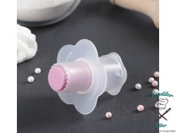 Плунжер кондитерский для заполнения начинкой выпечки Доляна, 6,5×4,5×3 см, цвет МИКС