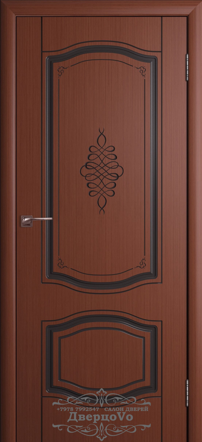 CORDONDOOR/ МАРИЯ/ ШПОН FINE-LINE/ ШОКОЛАД/ ПОЛОТНО ГЛУХОЕ