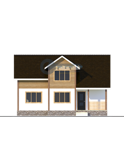 ДЖ-14 ГАБАРИТНЫЕ РАЗМЕРЫ: (10Х8М) 1,5 ЭТАЖА, ОБЩАЯ ПЛОЩАДЬ: 145М²