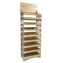 (МКФ1200) Мебель-конструктор из фанеры напольный стеллаж "Криста S"