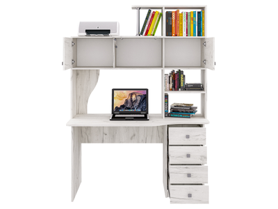 СК-16 рабочий стол с надстройкой Крафт светлый