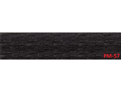 FM-057 ЧЕРНЫЕ КИРПИЧИКИ Глянцевая стеновая панель ALBICO(АЛЬБИКО) 2800*610*6мм.