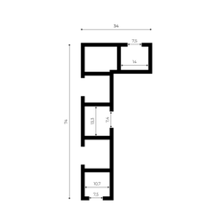 Параллельный упор AL-T74 (0.6 м) облегченный для фрезерных и циркулярных станков