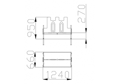 3357 Скамья детская «Крепость»