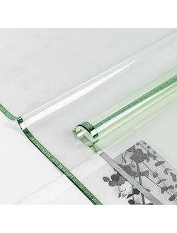 Пленка "Хрусталь с кантом" 56*56см 20шт Зеленый ПЛ25/1