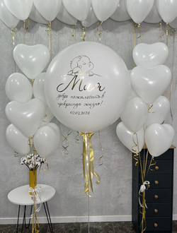 Набор шаров на выписку Нежность